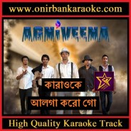 Alga Korogo Khopar Badhon Karaoke By Agnibeena (Scrolling)