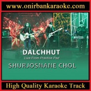 Shurjo Snane Chol  Karaoke By Bappa Mazumder - Live Practice Pad (Scrolling)