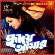 Tomake Ami Rakhbo Dhore By Agun & Salma Zahan (Karaoke_Mp4)