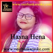 Roshik Amar Mon Bandhiya Karaoke By Hasna Hena (Mp4)