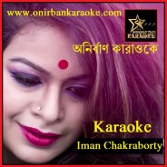 Amar Nishitho Raatero Badal Dhara Karaoke By Iman Chakraborty (Scrolling)