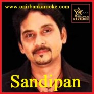 Jodi Shundor Ekta Mukh Paitam By Sandipan (Karaoke-Mp4)